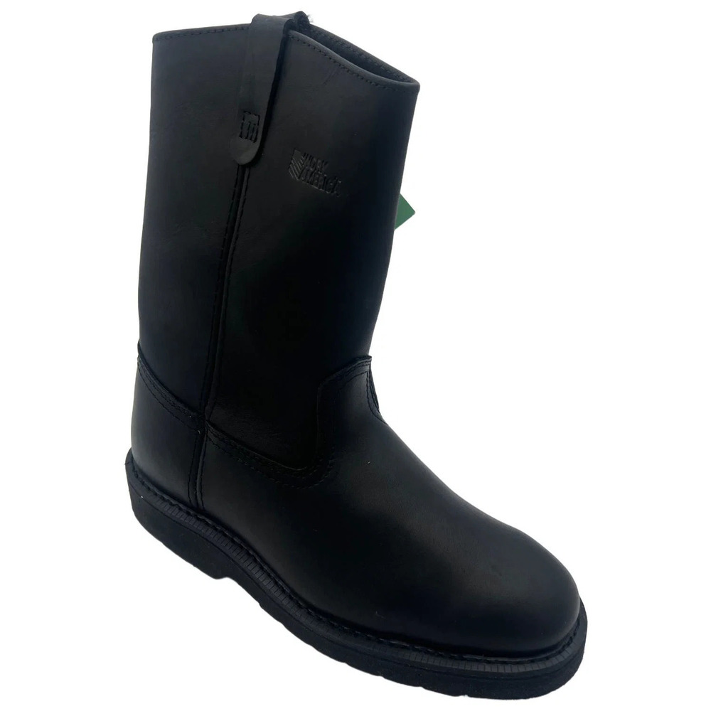 Work America Men's 10-1/2" Work Wellington Boot Black - EEEE